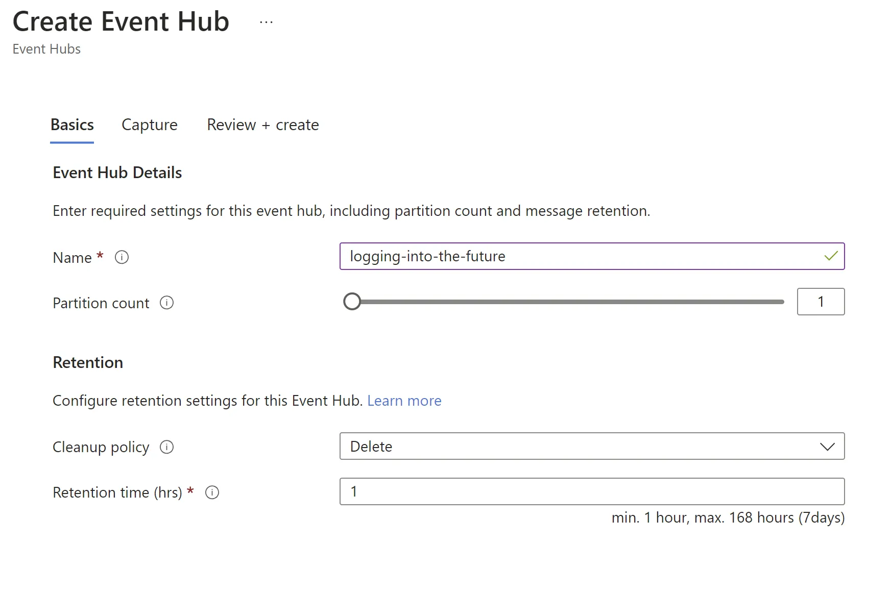 Event Hub basics